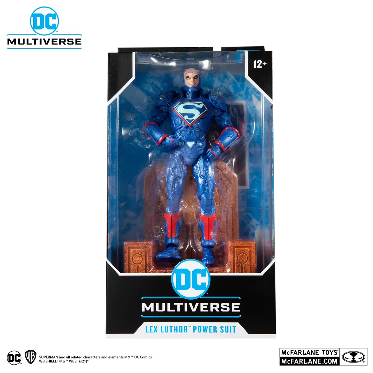 Mcfarlane Toys Dc Multiverse - Justice League: Darkseid War - Lex Luthor (Blue) Power Suit (God Of Apokolips) 15208 Last One! 1