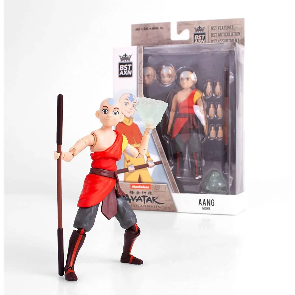 The Loyal Subjects - Bst Axn - Avatar: The Last Airbender - Aang (Monk) Action Figure (35553) Low Stock 1