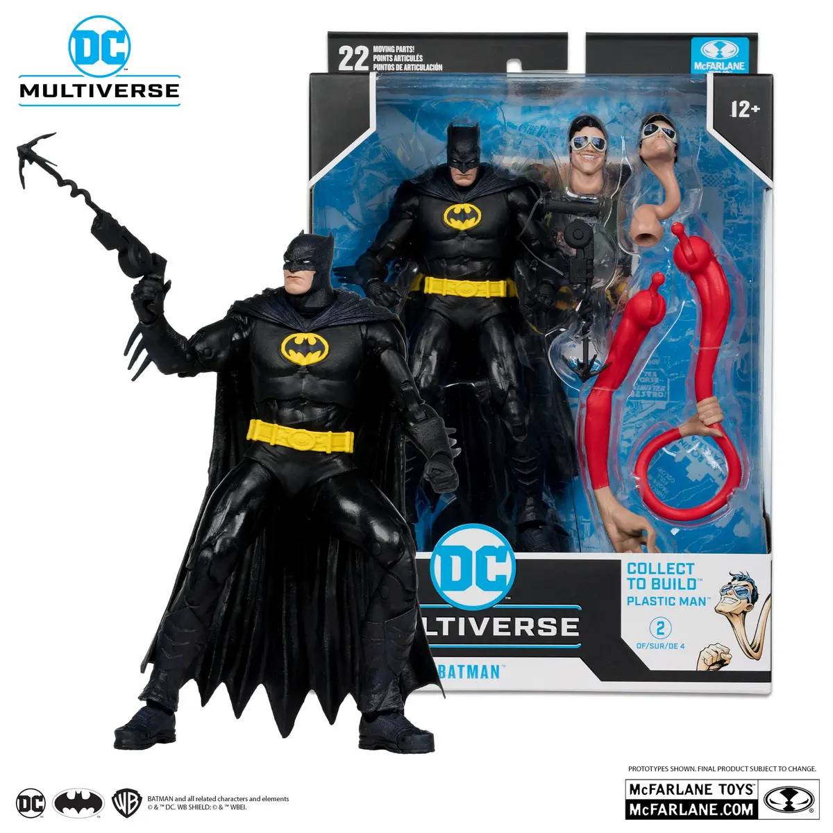 Mcfarlane Toys - Dc Multiverse - Plastic Man (Build-A) - Batman (Jla) Action Figure (15677) Low Stock 1