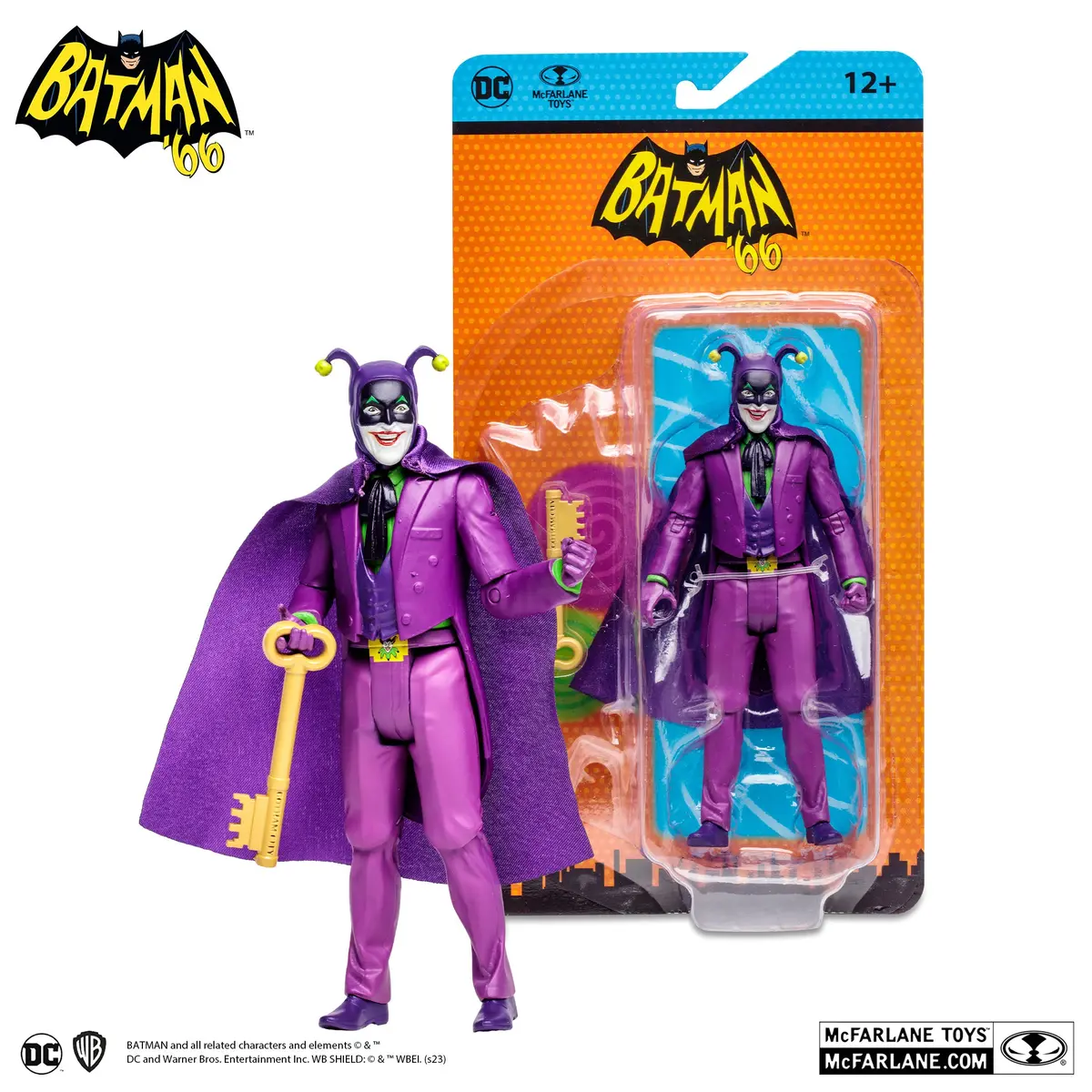 Batman 66 Classic Tv Series - The Joker (Comic) Action Figure (15697) Low Stock 1