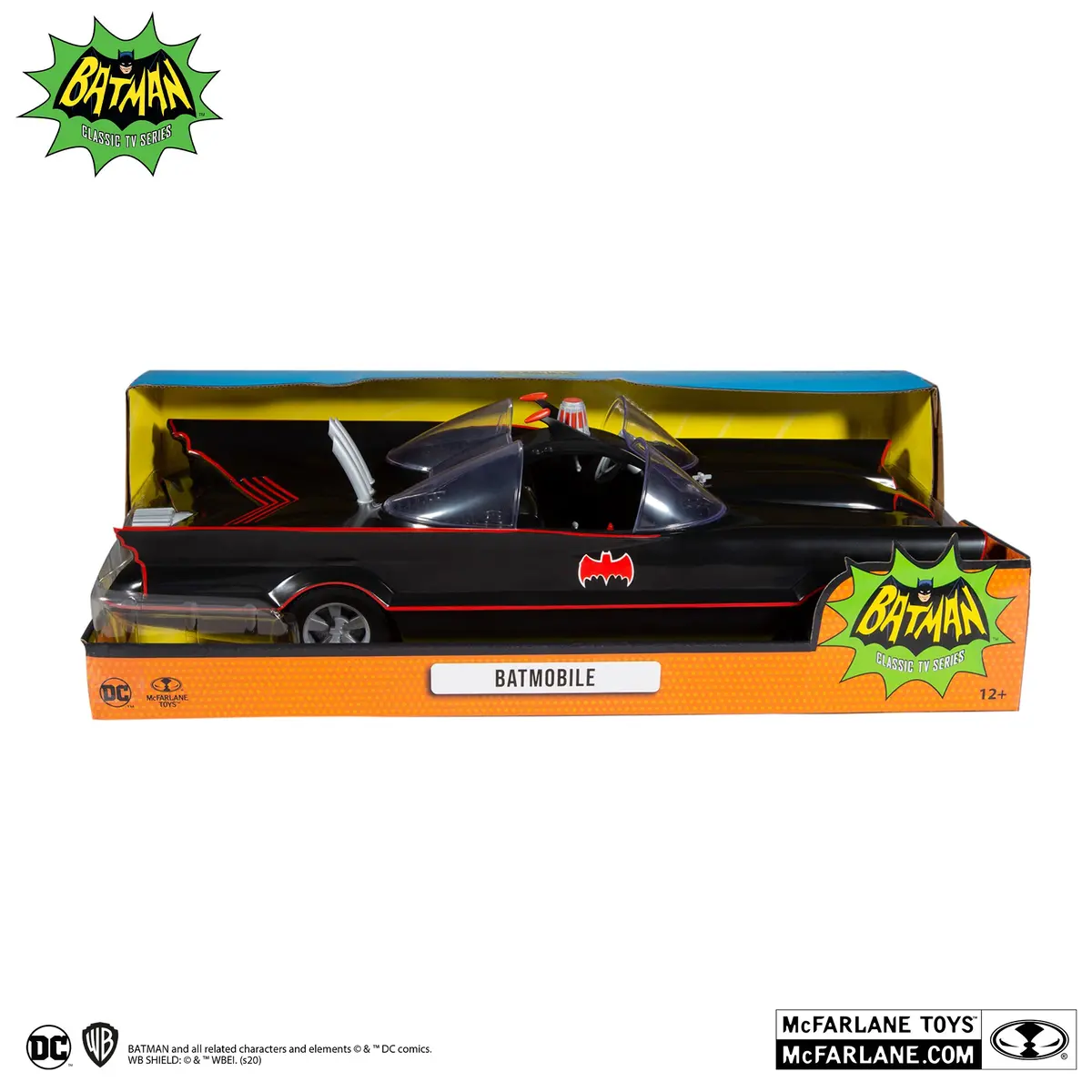 Mcfarlane Toys - Dc Retro - Batman Classic Tv Series - Batmobile 66 Vehicle (15708) 2