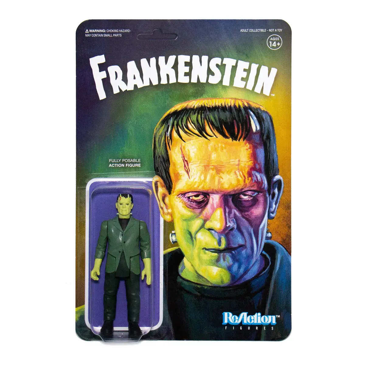 Super7 Reaction Figures - Universal Monsters - Frankenstein Action Figure (03227) Last One! 1