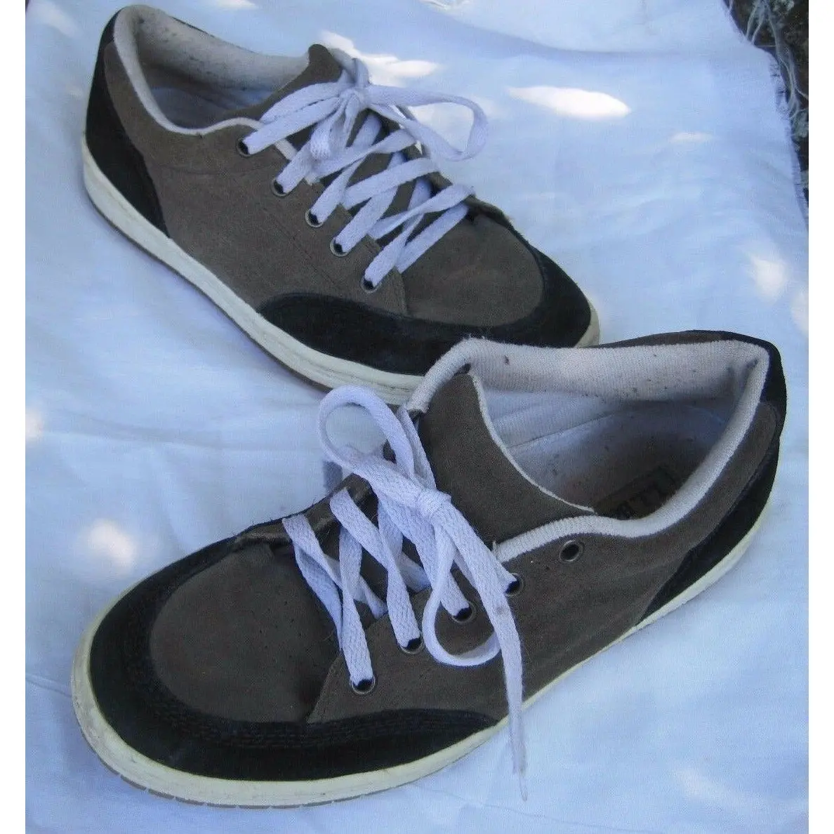 Ll Bean Kids Colorblock Leather Suede Athletic Fashion Sneakers Shoes Boys 8 M 1