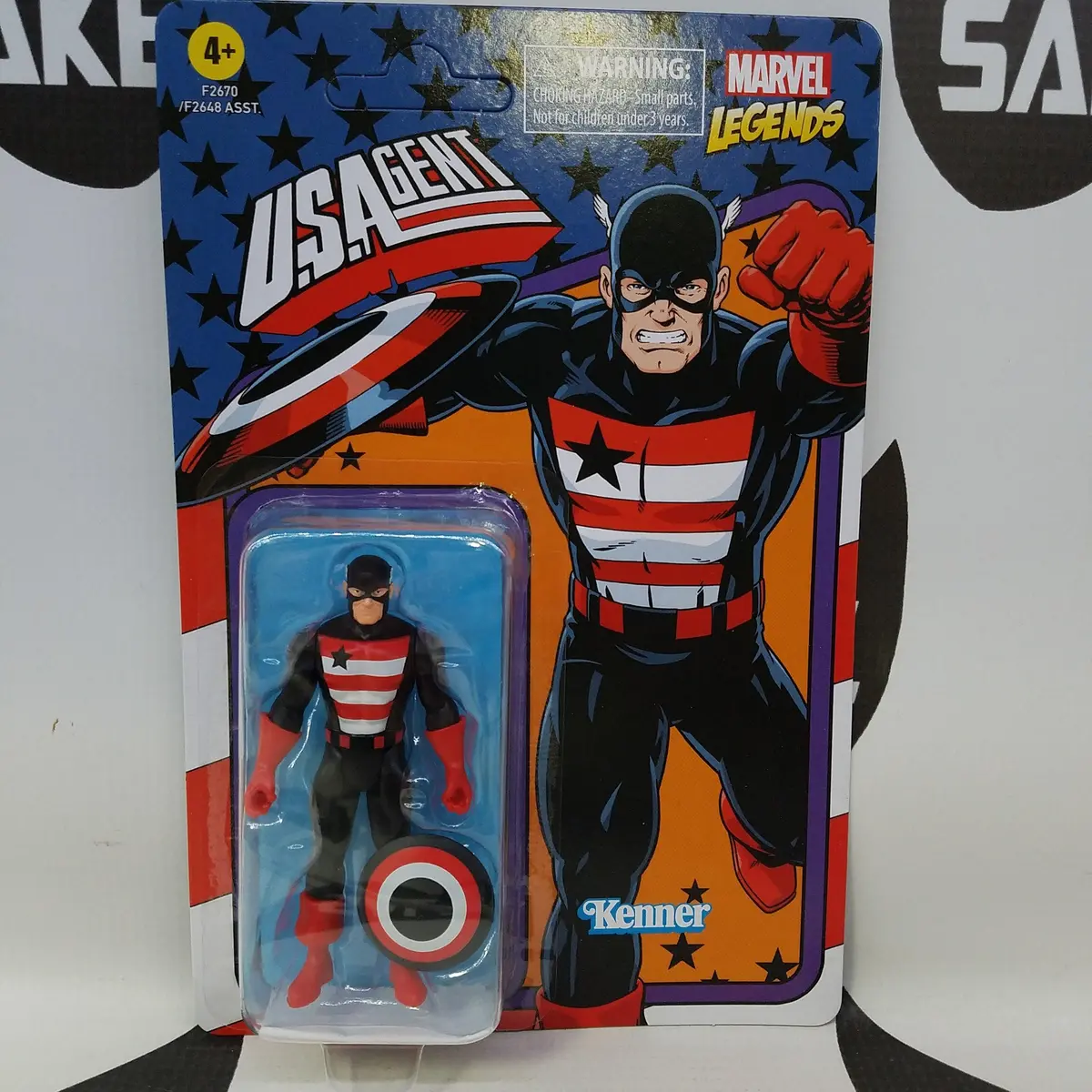 Hasbro Kenner 3.75” Marvel Legends Retro U.S. Agent 1