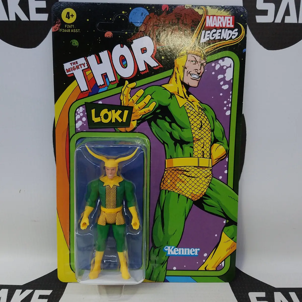 Hasbro Kenner 3.75” Marvel Legends Retro Loki 1