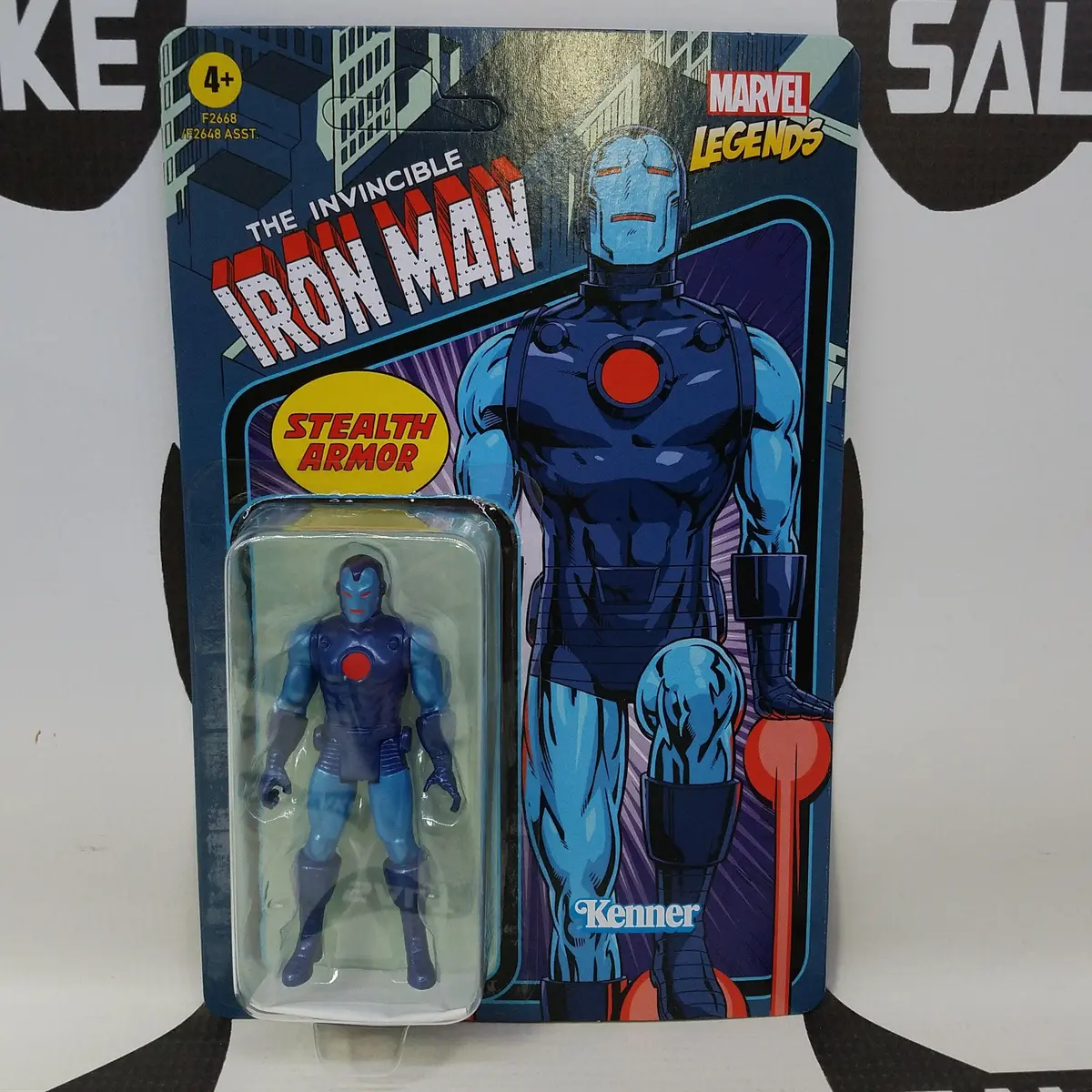 Hasbro Kenner 3.75” Marvel Legends Retro Stealth Iron Man 1