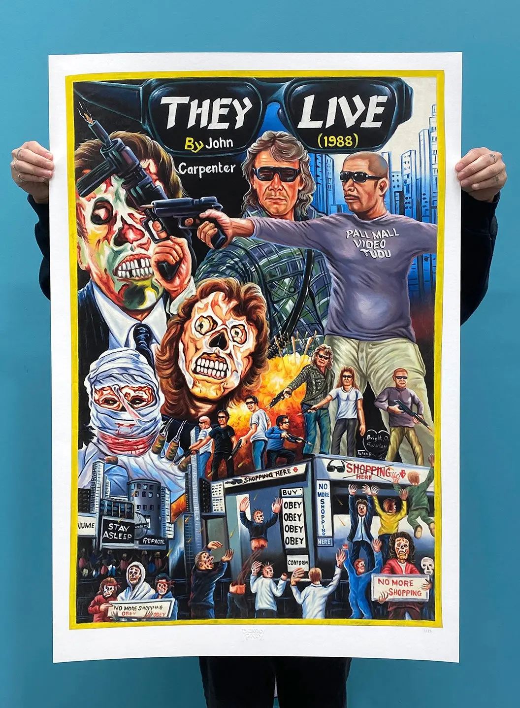 They Live - Limited Edition Archival Giclée Print From Static Medium By Bright Obeng 1