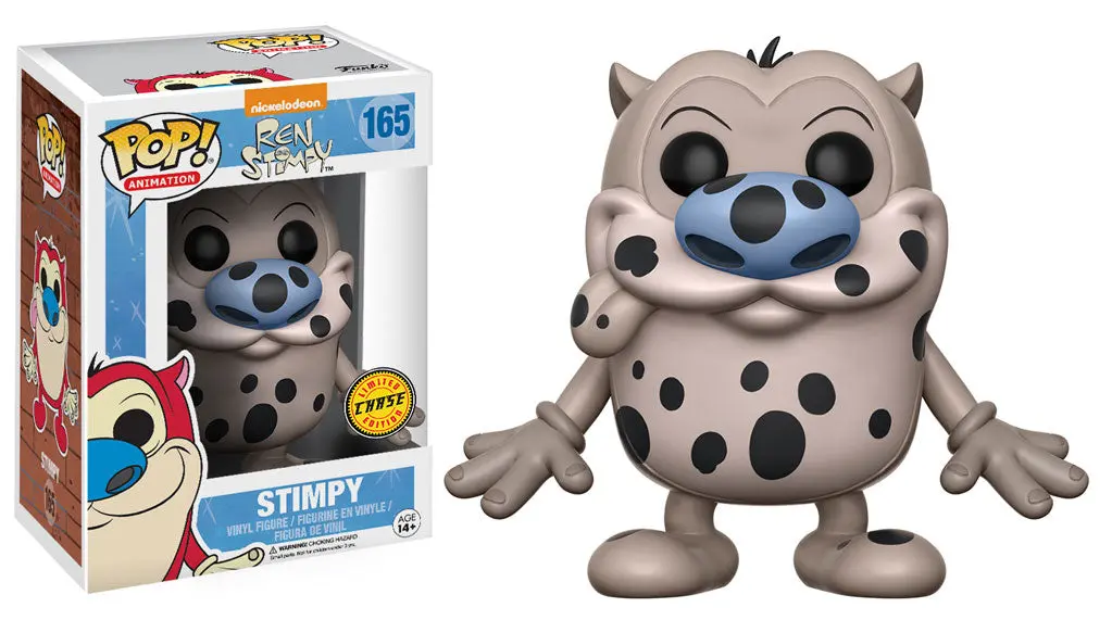 Funko Pop! Animation #165 - Ren And Stimpy - Stimpy (Fire Dogs Chase) Vinyl Figure 1