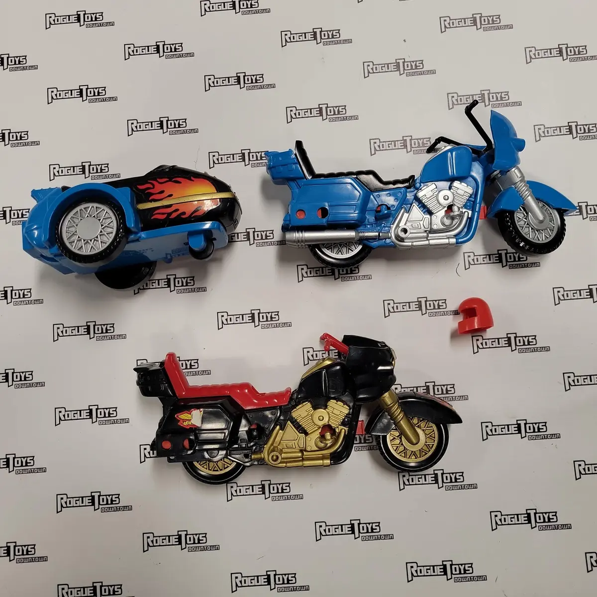 Tyco Crash Test Dummies (1991) Motorcycle Crash Set (Incomplete) 1