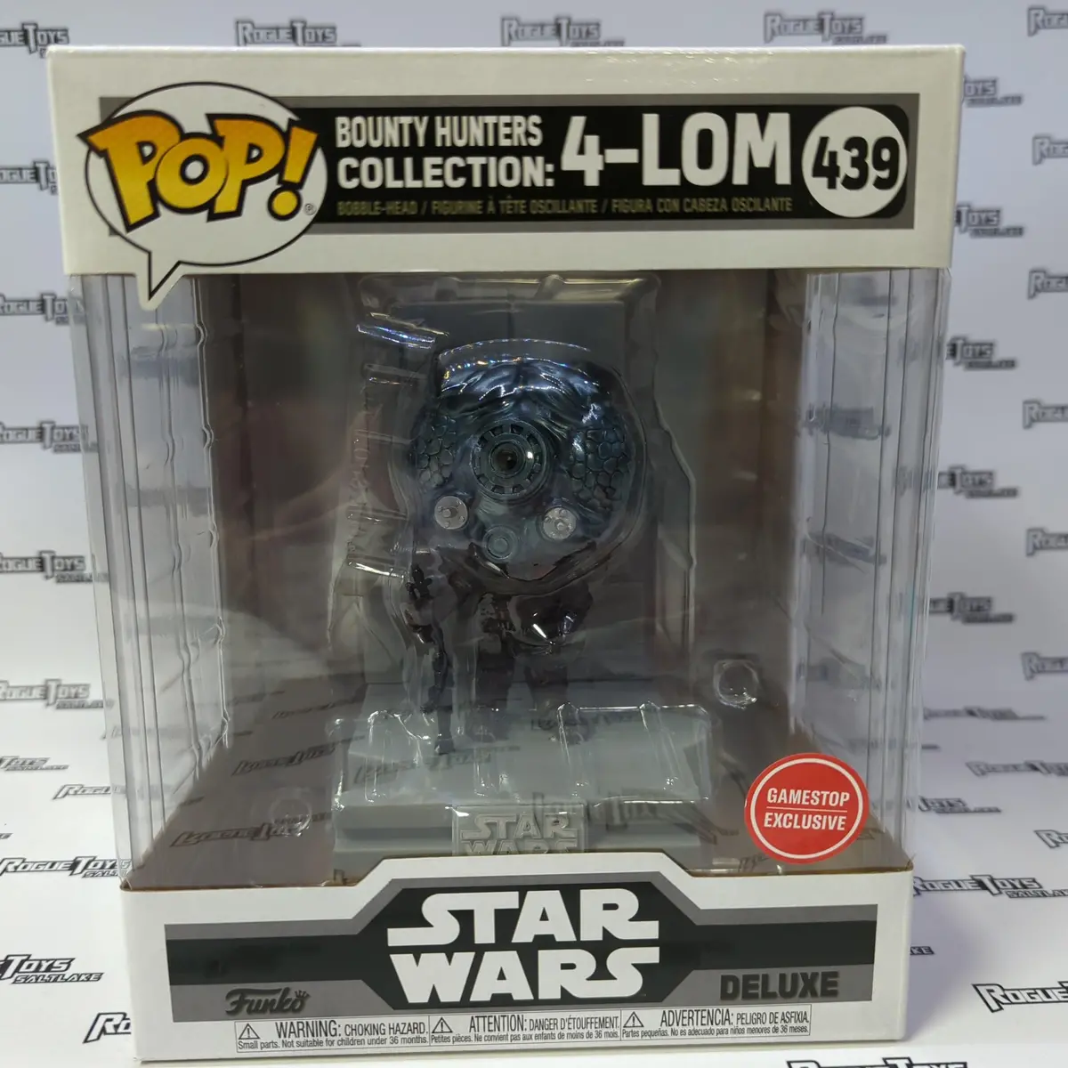 Funko Pop! Star Wars Bounty Hunters Collection: 4-Lom (Gamestop Exclusive) 439 1