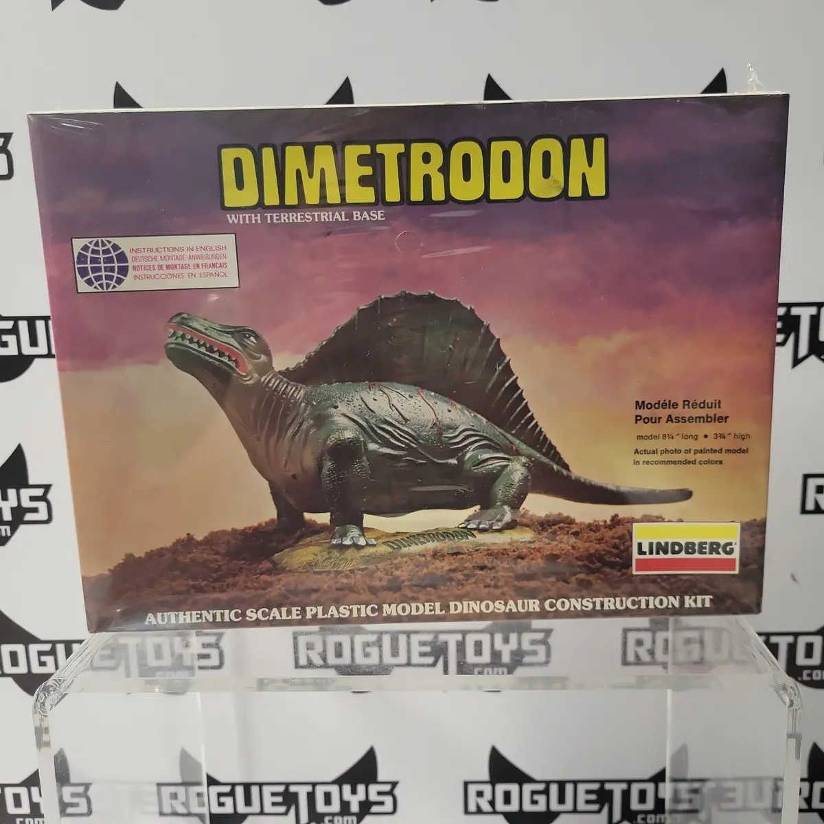 Lindberg Dimetrodon Authentic Scale Plastic Model 1979 (Kit No. 264) 1