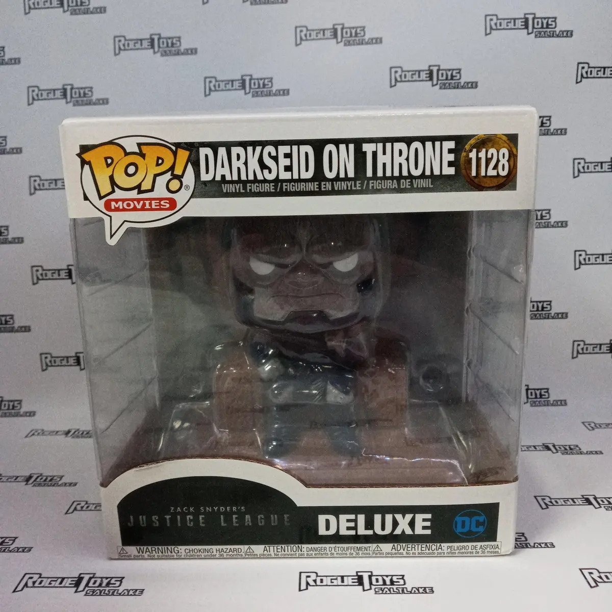Funko Pop! Movies Zack Snyder's Justice League Deluxe Darkseid On Throne #1128 1