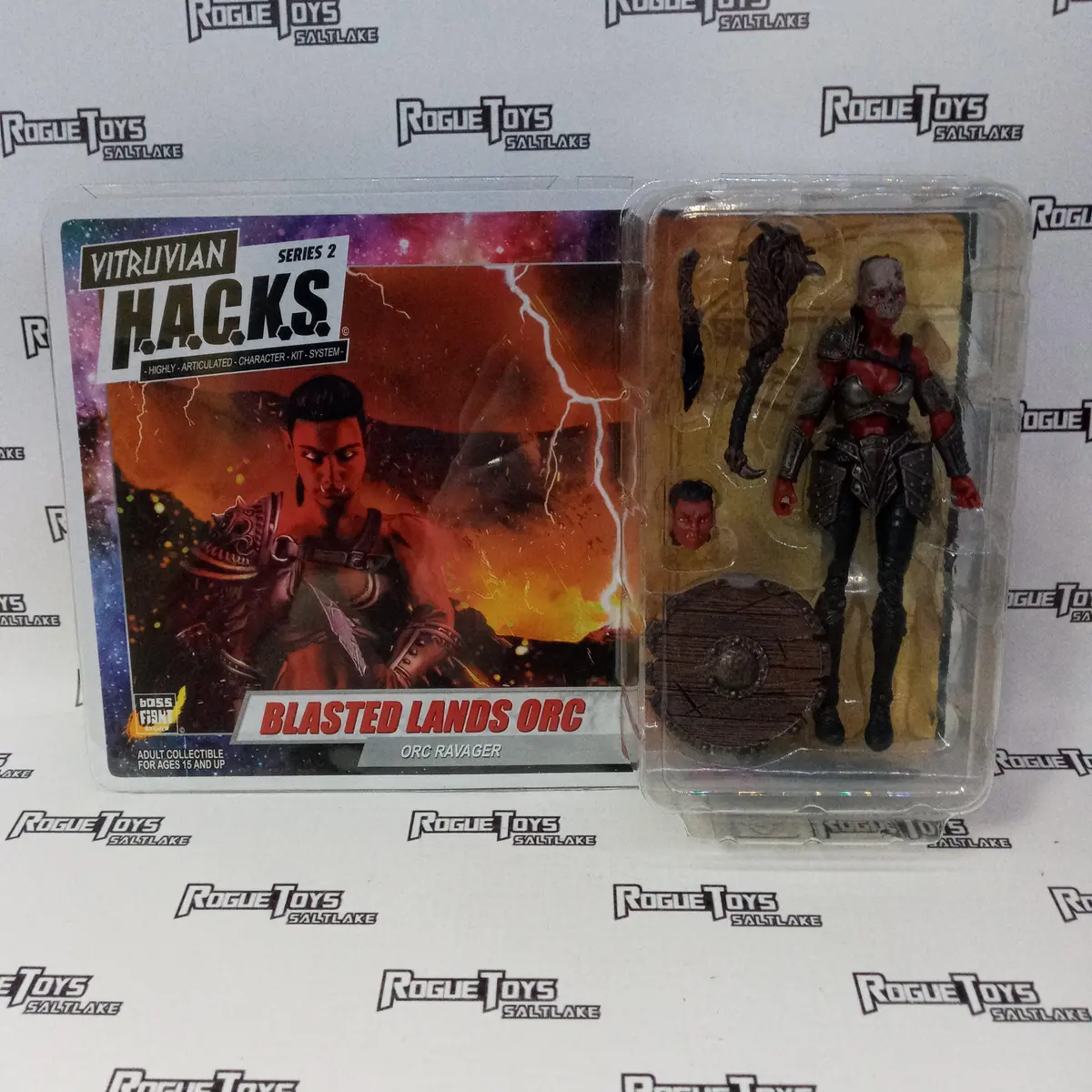 Boss Fight Studios Vitruvian H.A.C.K.S Series 2 Blasted Lands Orc Orc Ravager 1