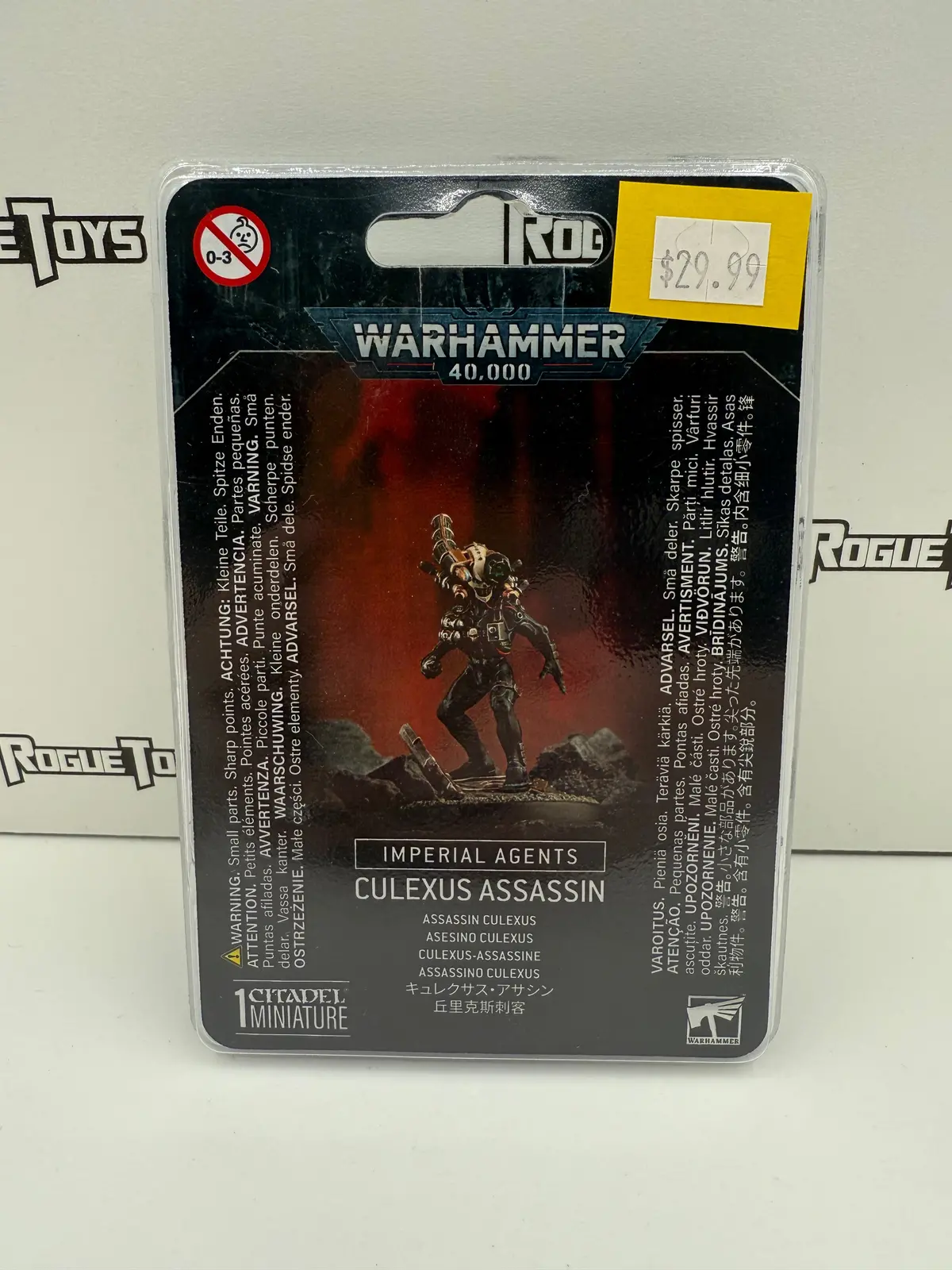 Citadel Warhammer 40,000 Imperial Agents Culexus Assassin 1