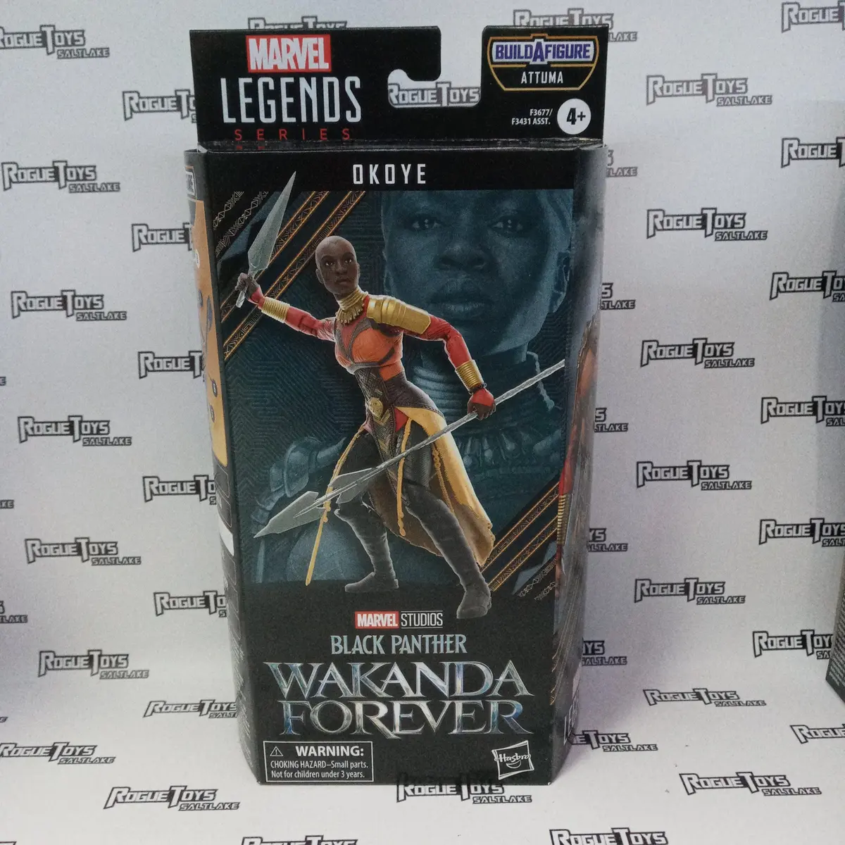 Hasbro Marvel Legends Series Black Panther Wakanda Forever Okoye (Attuma Baf) 1