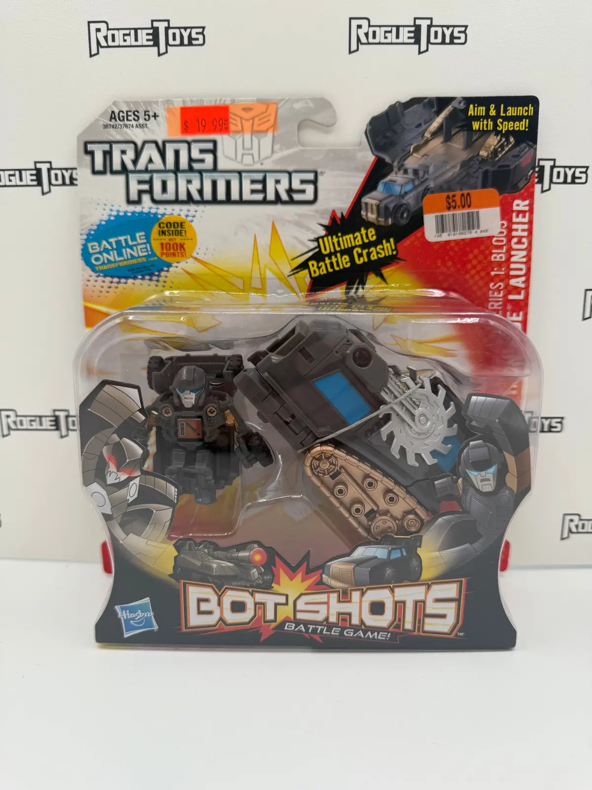 Hasbro Transformers Bot Shots Bot Shot Launchers Autobot Ironhide With Launcher 1