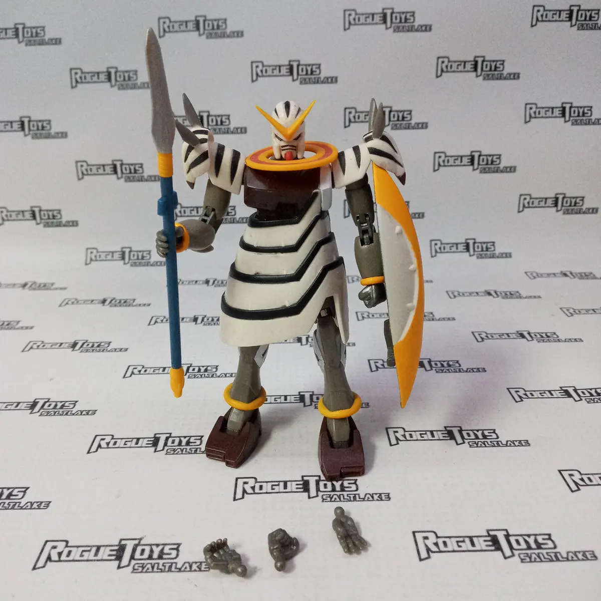 Bandai Gundam Mobile Fighter Suit Zebra Gundam 1