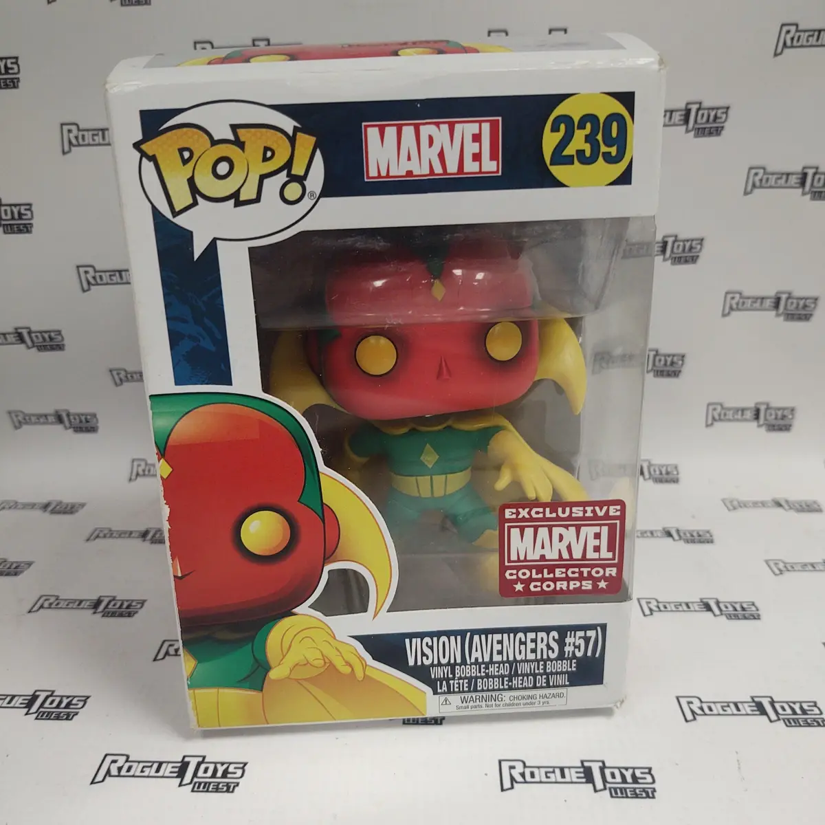 Funko Pop Marvel Vision (Avengers #57) Collector Corps 1