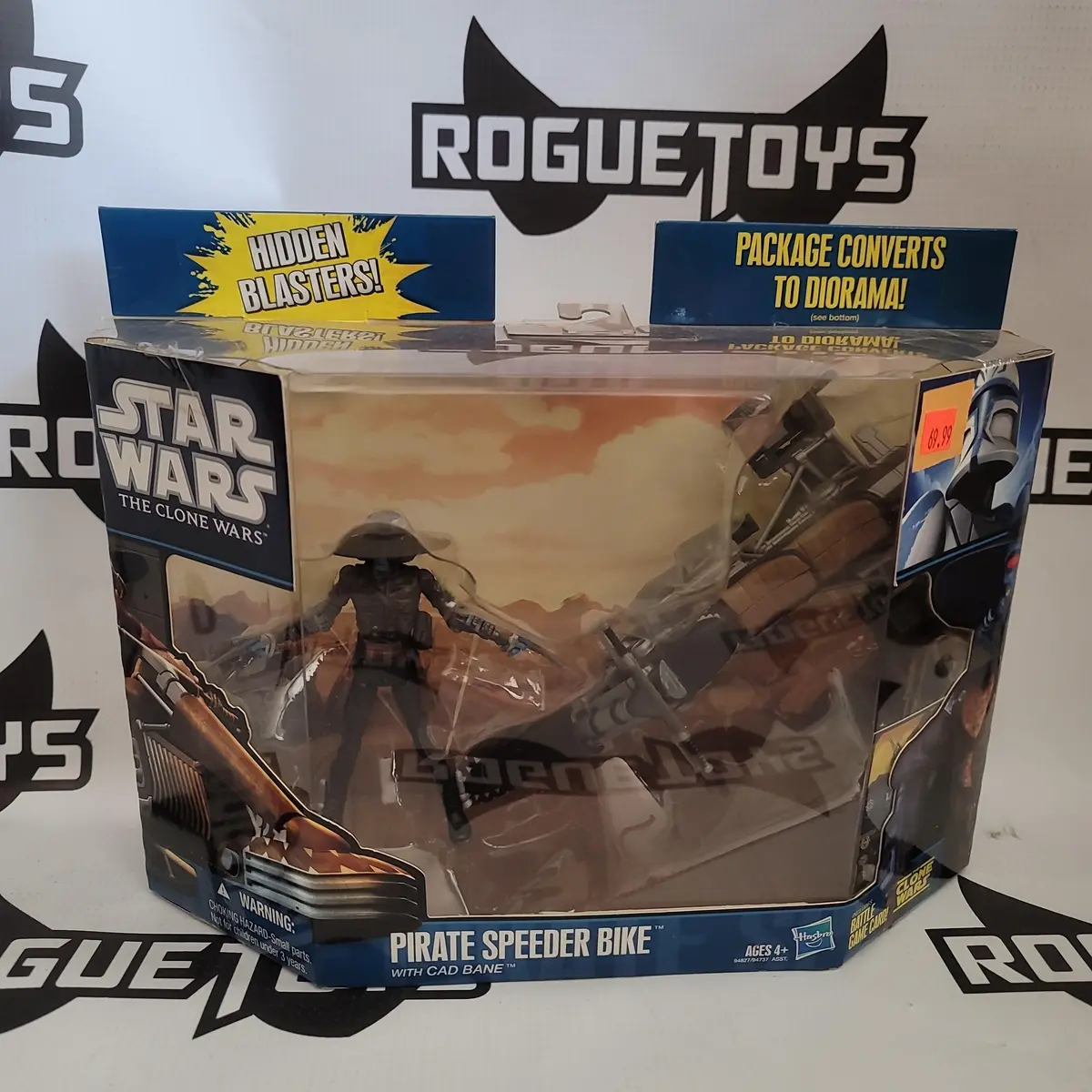 Hasbro Star Wars The Clone Wars Pirate Speeder Bike With Cad Bane 1