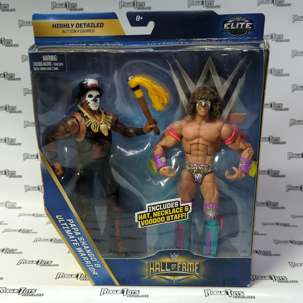 Mattel Wwe Elite Collection Hall Of Fame Multipack: Papa Shango & Ultimate Warrior (Target Exclusive) 1