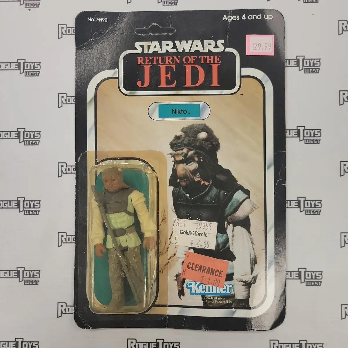 Kenner Star Wars Return Of The Jedi Nikto (Unpunched) 1