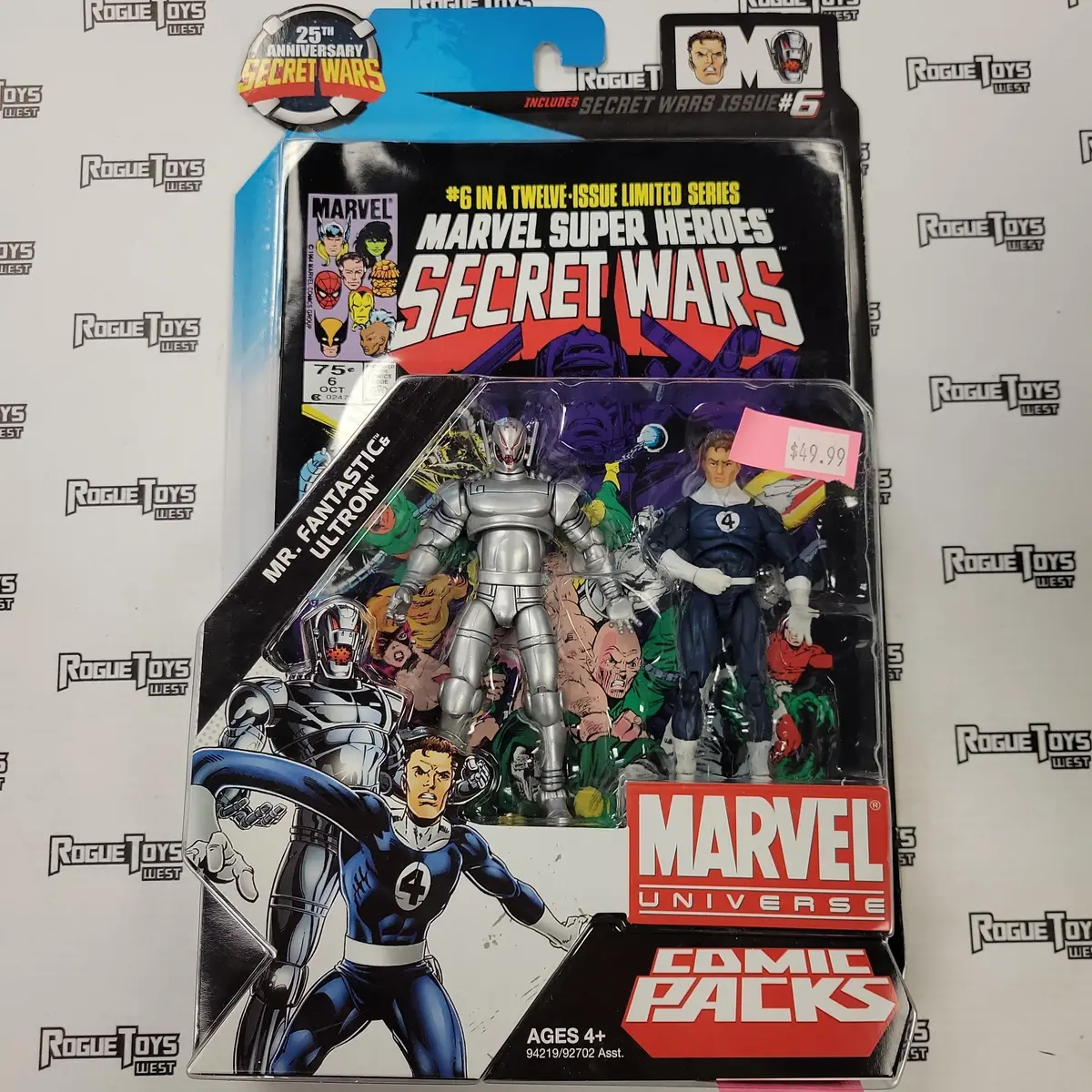 Hasbro Marvel Universe Comic Packs, Mr. Fantastic & Ultron 1