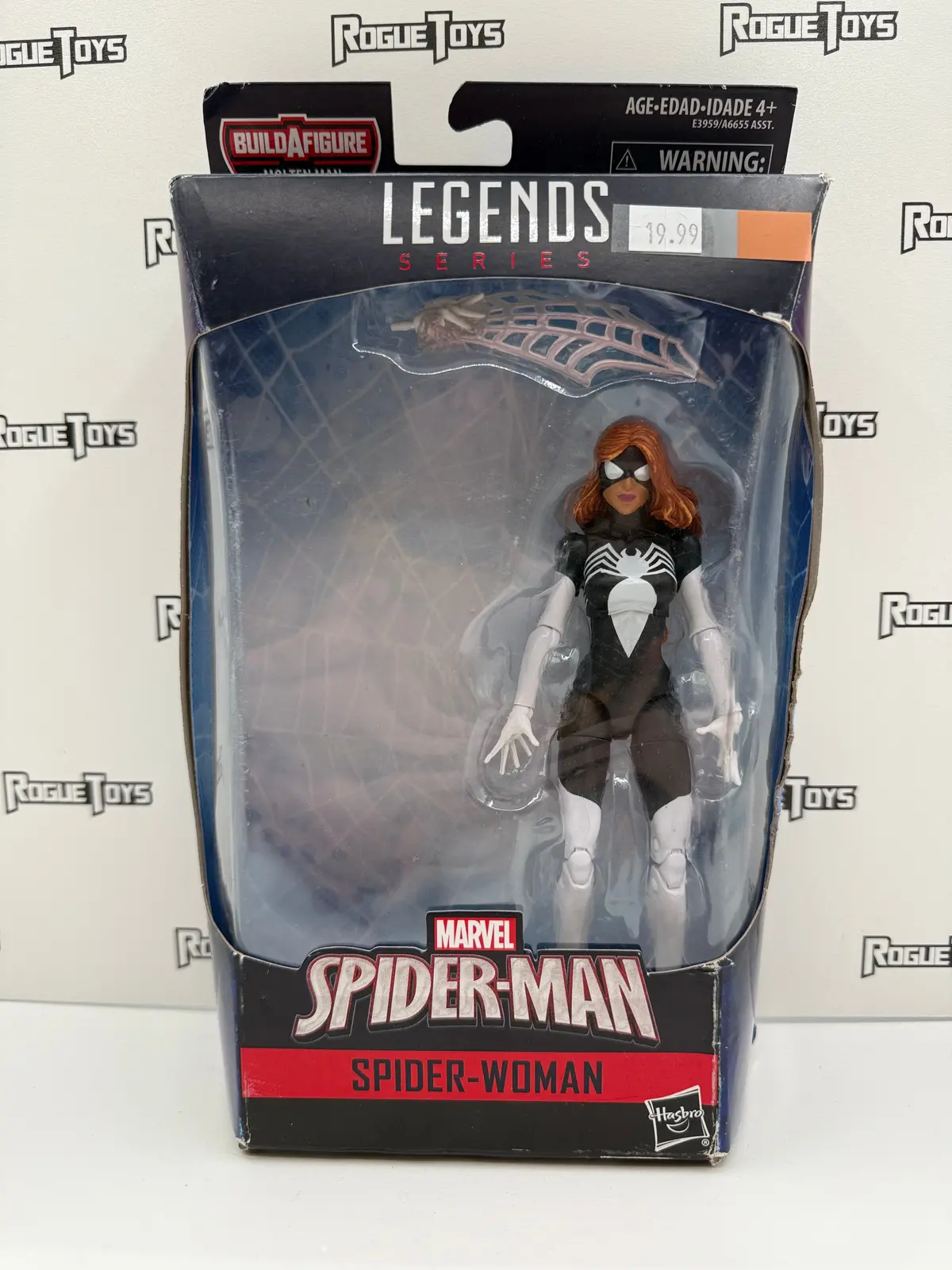 Hasbro Marvel Legends Molten Man Baf Series Spider-Man Spider-Woman 1