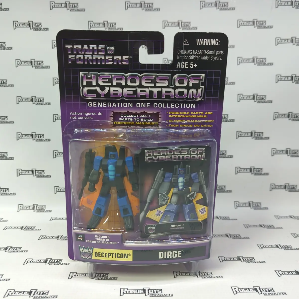 Hasbro Transformers Heroes Of Cybertron Generation One Collection Decepticon Dirge 1