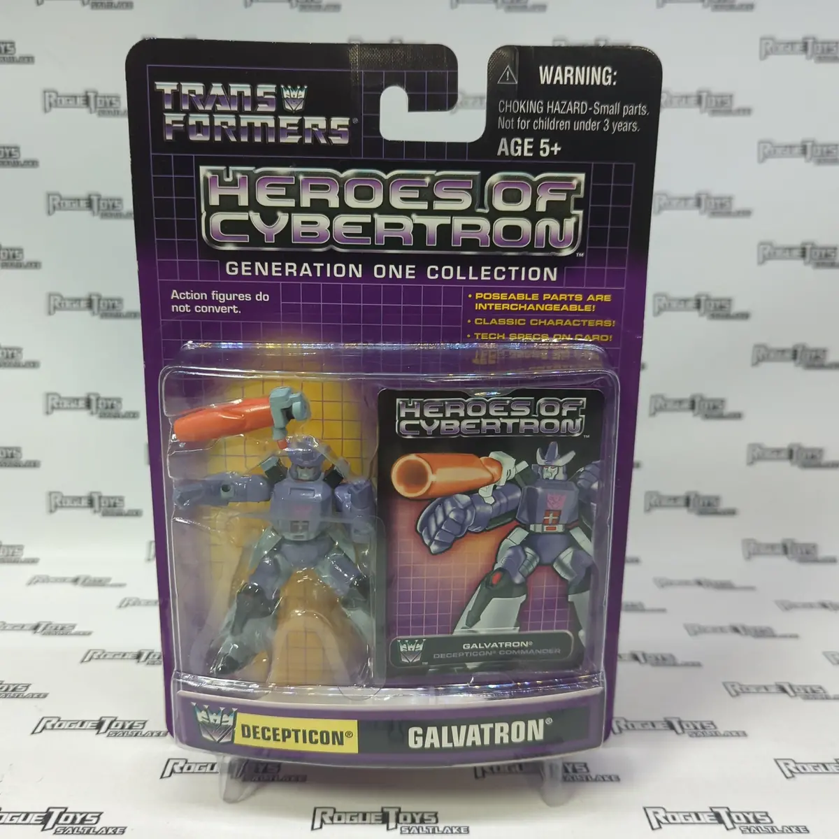 Hasbro Transformers Heroes Of Cybertron Generation One Collection Decepticon Galvatron 1