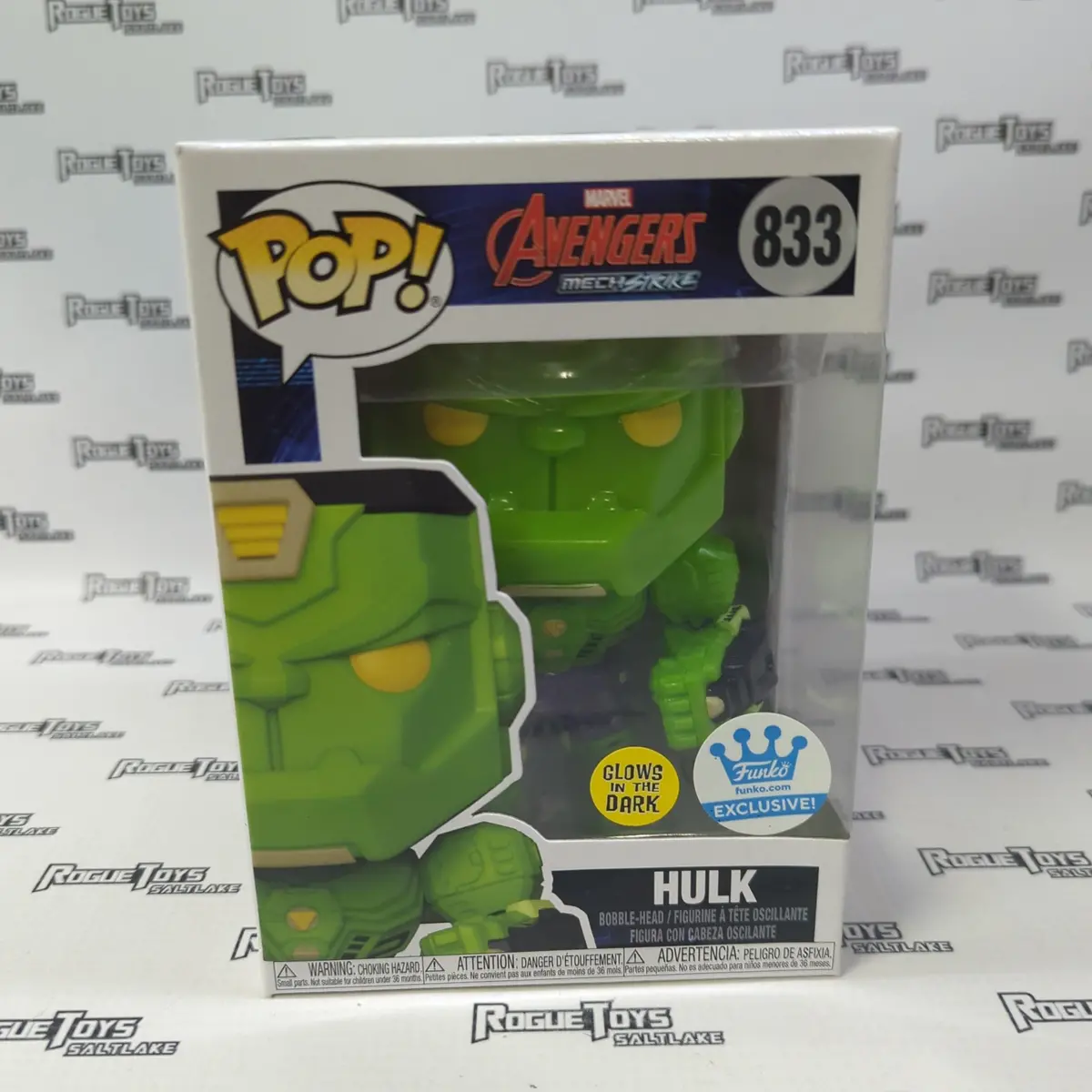 Funko Pop! Marvel Avengers Mechstrike Glow In The Dark Hulk (Funko.Com Exclusive) 833 1