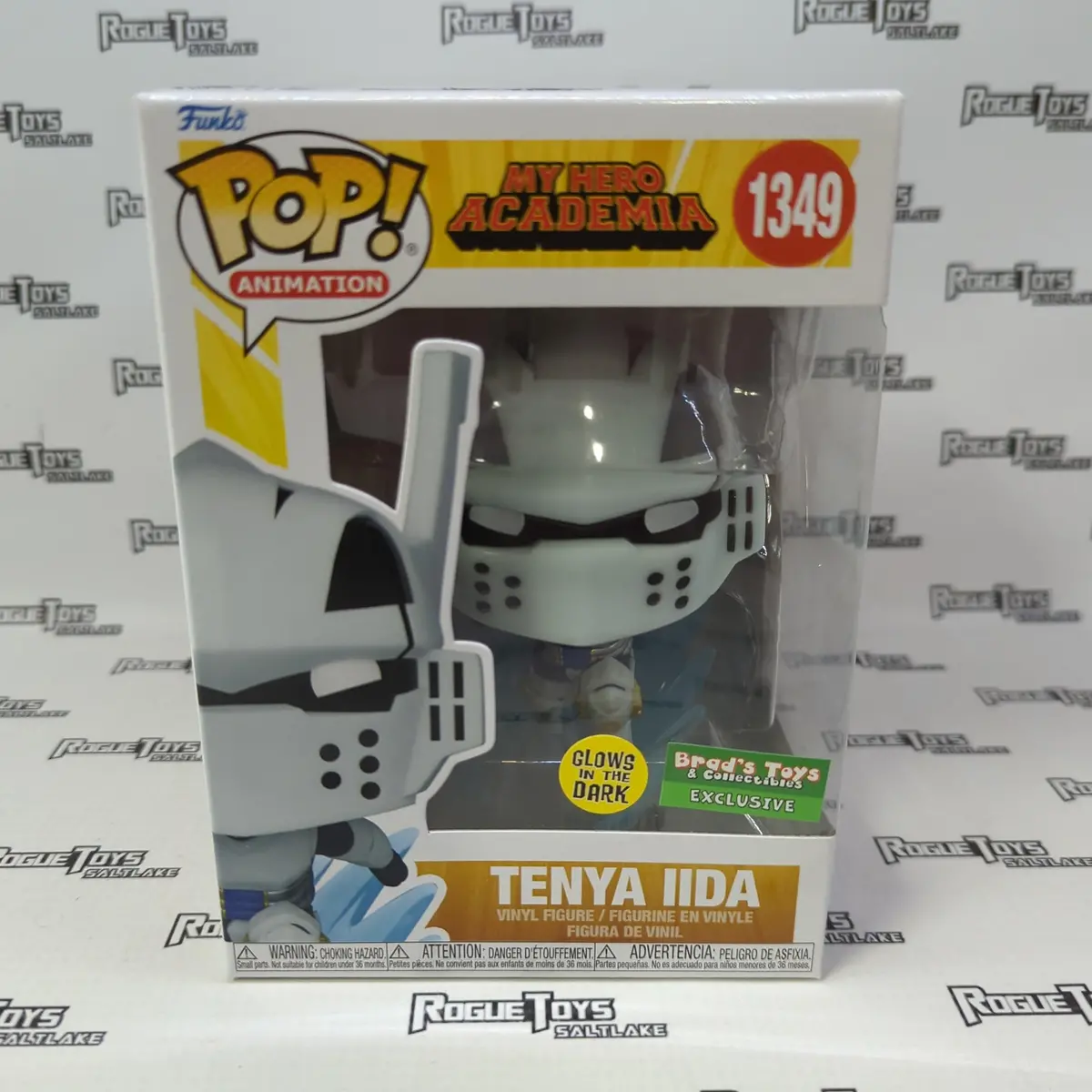 Funko Pop! Animation My Hero Academia Glow In The Dark Tenya Iida (Brad's Toys & Collectibles Exclusive) 1349 1