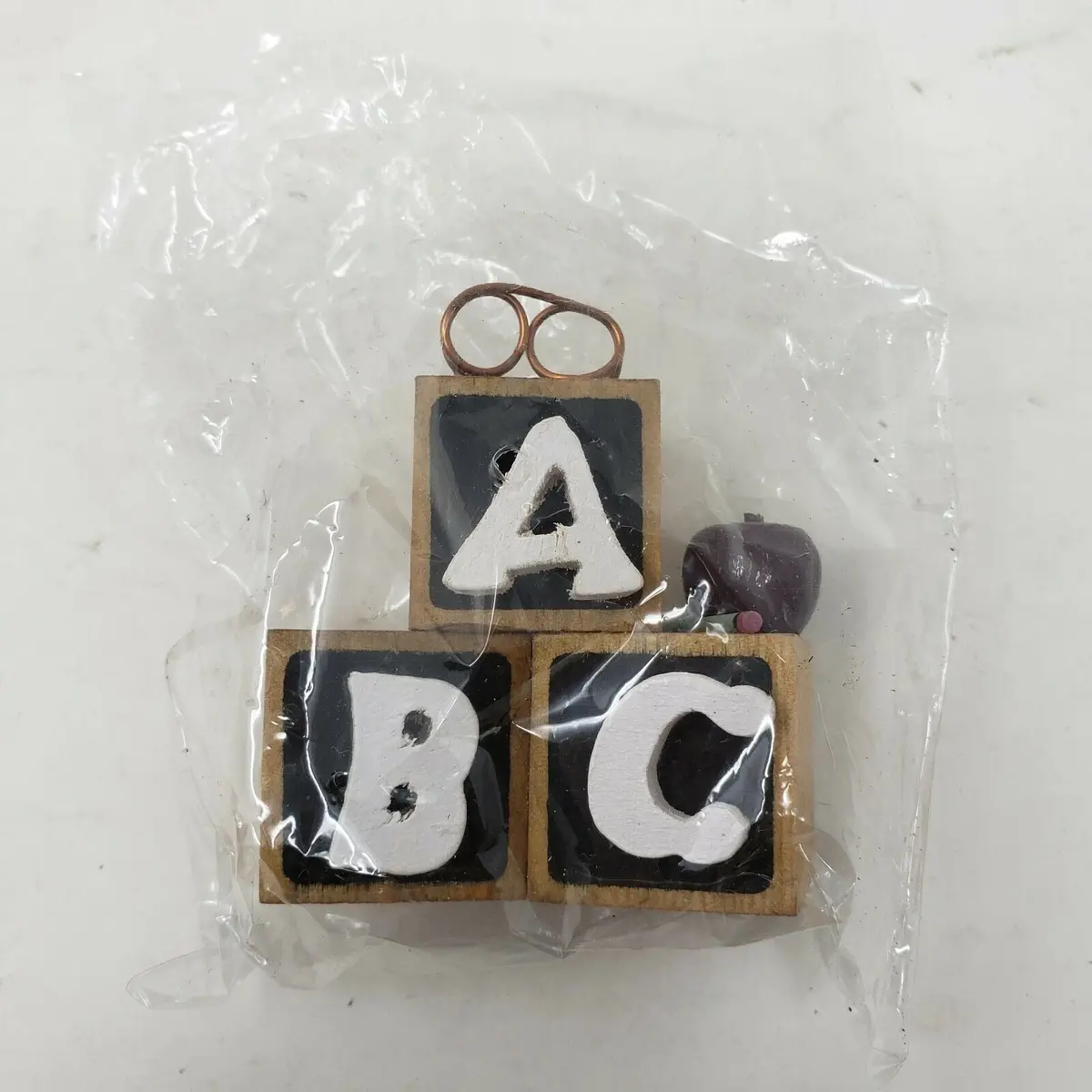 Abc Teacher School Shadow Box Miniatures Diorama Doll House Curio Display Piece 1