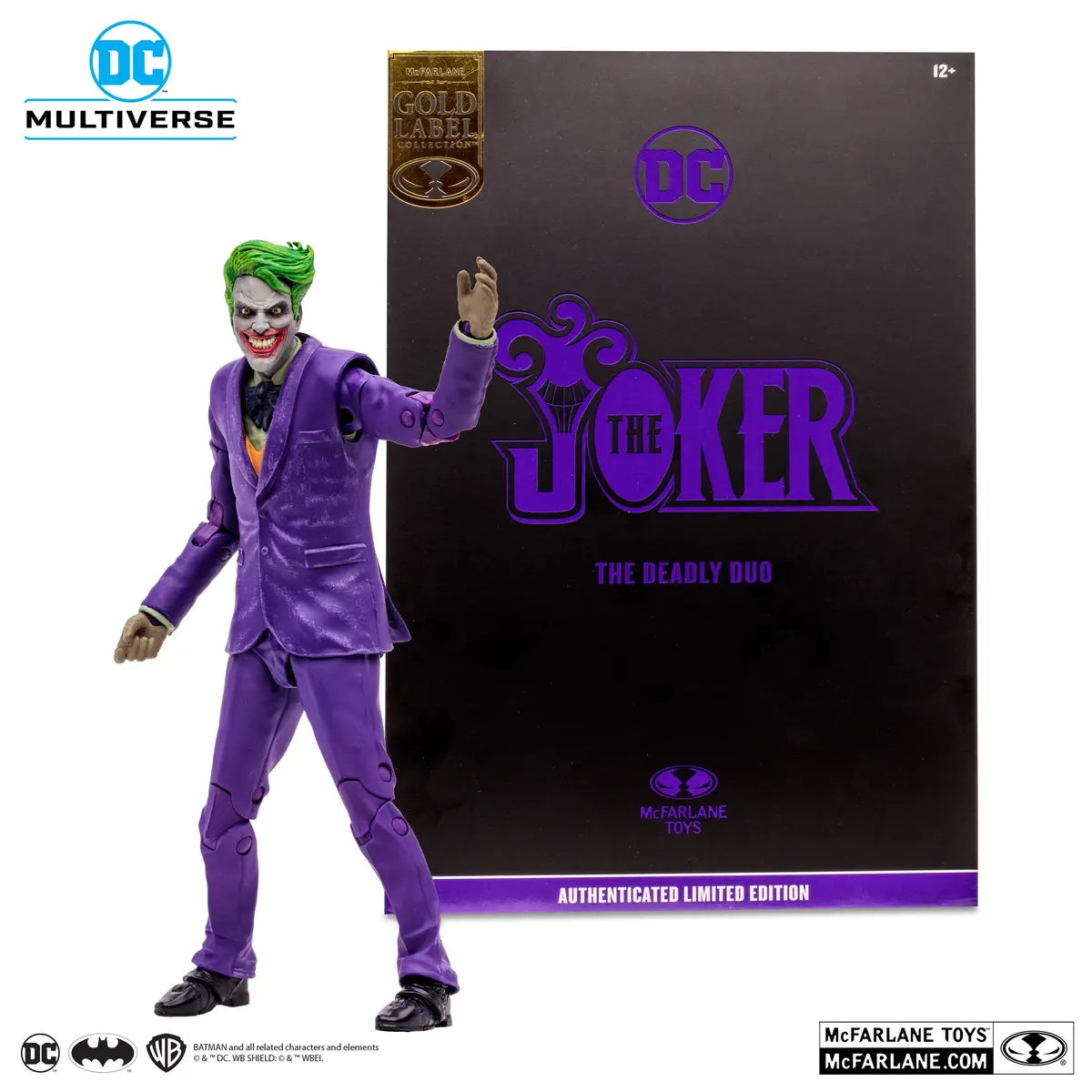 Mcfarlane Toys Dc Multiverse - The Joker (The Deadly Duo) Gold Label Action Figure (17021) Low Stock 1