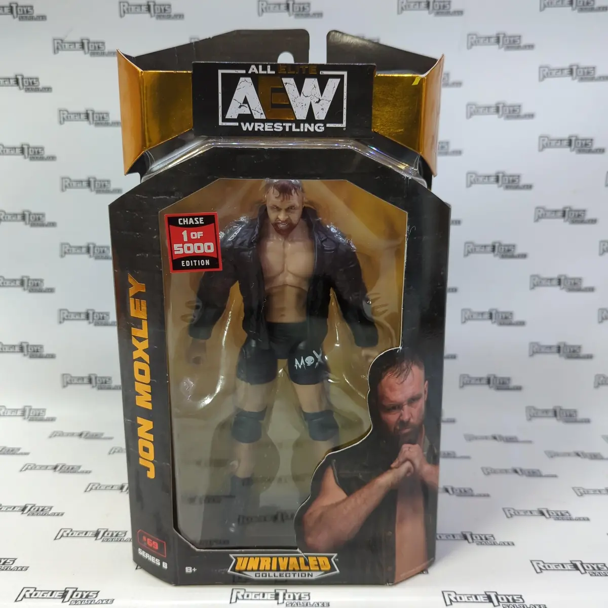 Jazwares Aew Unrivaled Collection Series 8 Jon Moxley (1 Of 5000 Chase Edition) 1