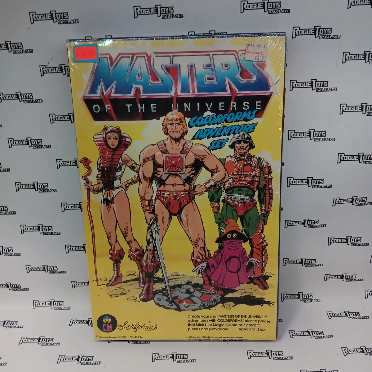 Colorforms 1985 Masters Of The Universe Adventure Set 1