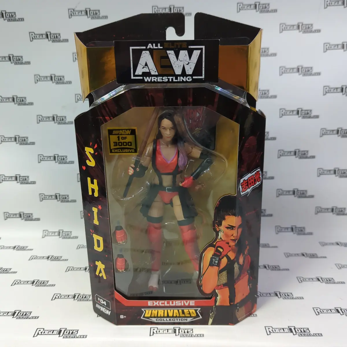 Jazwares Aew Unrivaled Collection Shop Aew Exclusive Hikaru Shida (1 Of 3000) 1