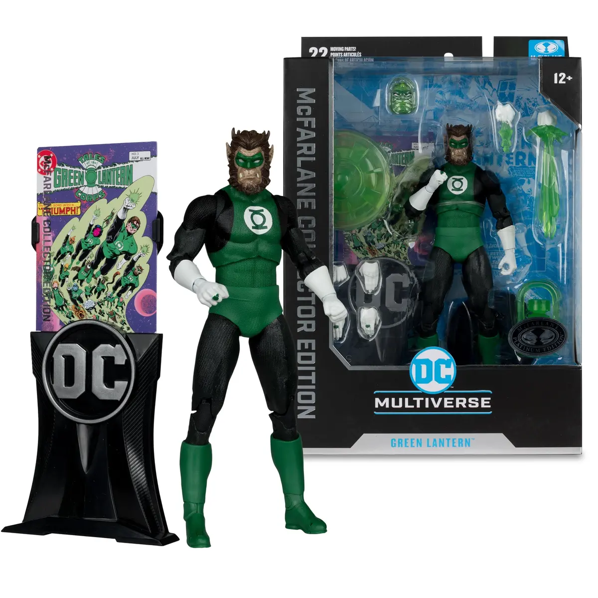 Mcfarlane Collector Edition 22 (Dc Multiverse) Green Lantern (Green Lantern Corps) Platinum (17253) Last One! 1