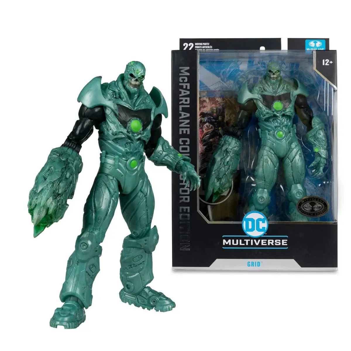Mcfarlane Collector Edition - Dc Multiverse - Grid (Forever Evil) Platinum Chase Action Figure 17268 Last One! 1