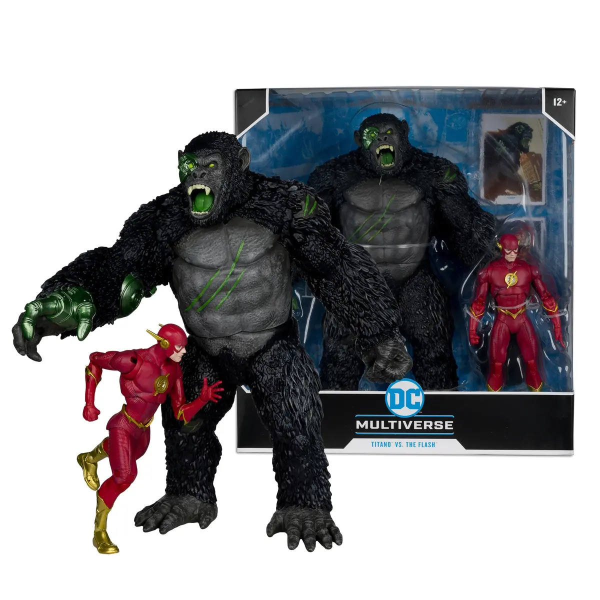 Mcfarlane Toys - Dc Multiverse - Titano Vs. The Flash 2-Pack Action Figures (17584) Low Stock 1