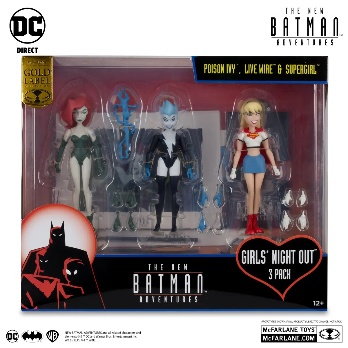 The New Batman Adventures - Poison Ivy & Live Wire & Supergirl (Girl'S Night Out) Gold Label (17628) 1