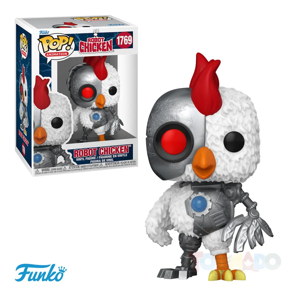 Funko Pop! - Animation #1769 - Robot Chicken - Robot Chicken Vinyl Figure (83467) 1