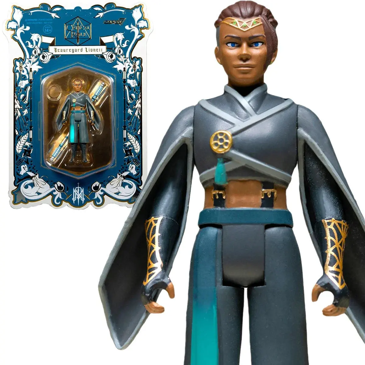Super7 Reaction Figures - Critical Role - Wave 1 - Beauregard Lionett 3.75-Inch Action Figure (82339) Low Stock 1