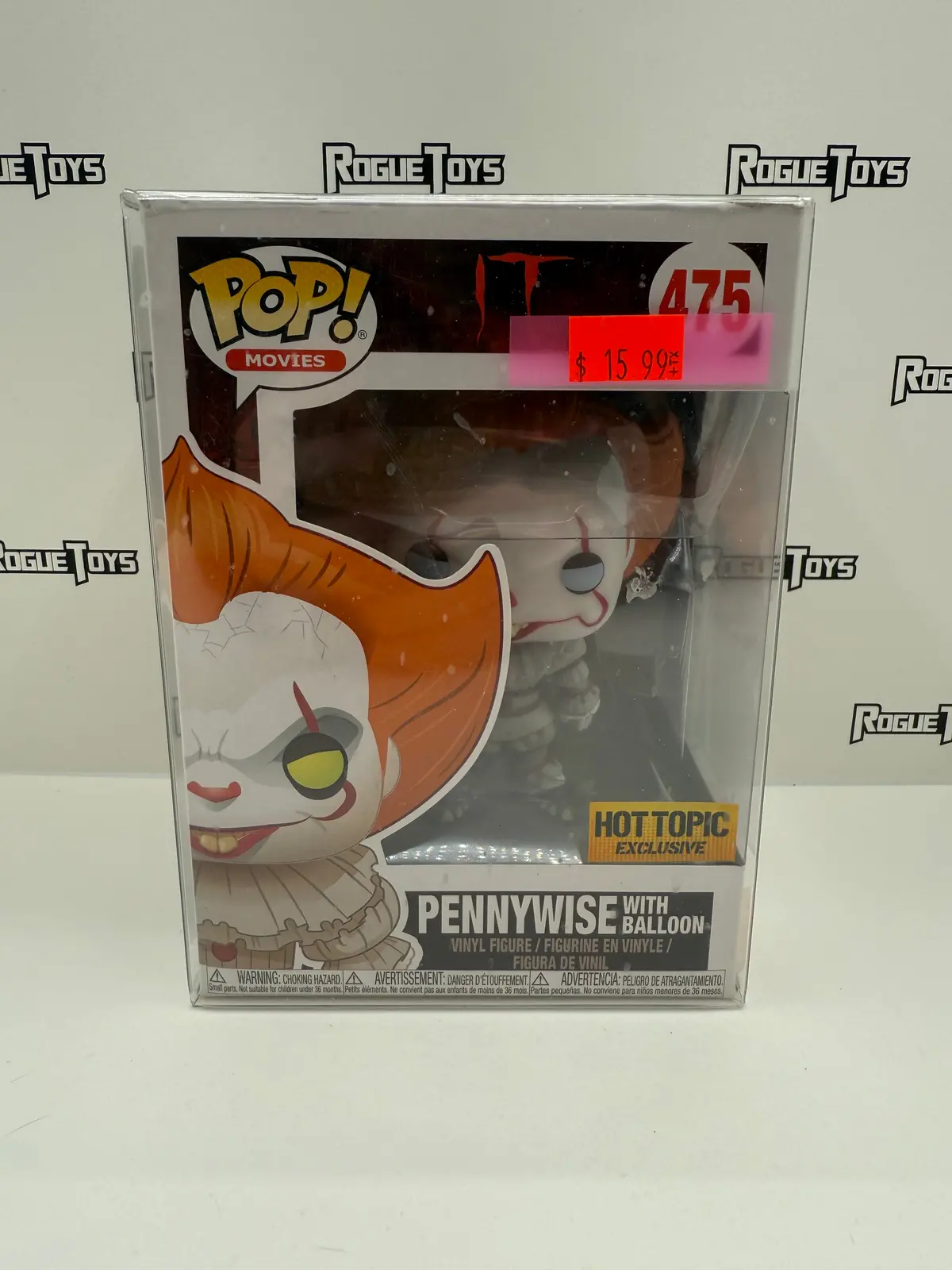 Funko Pop! Movies It Pennywise With Balloon (Hot Topic Exclusive) 1