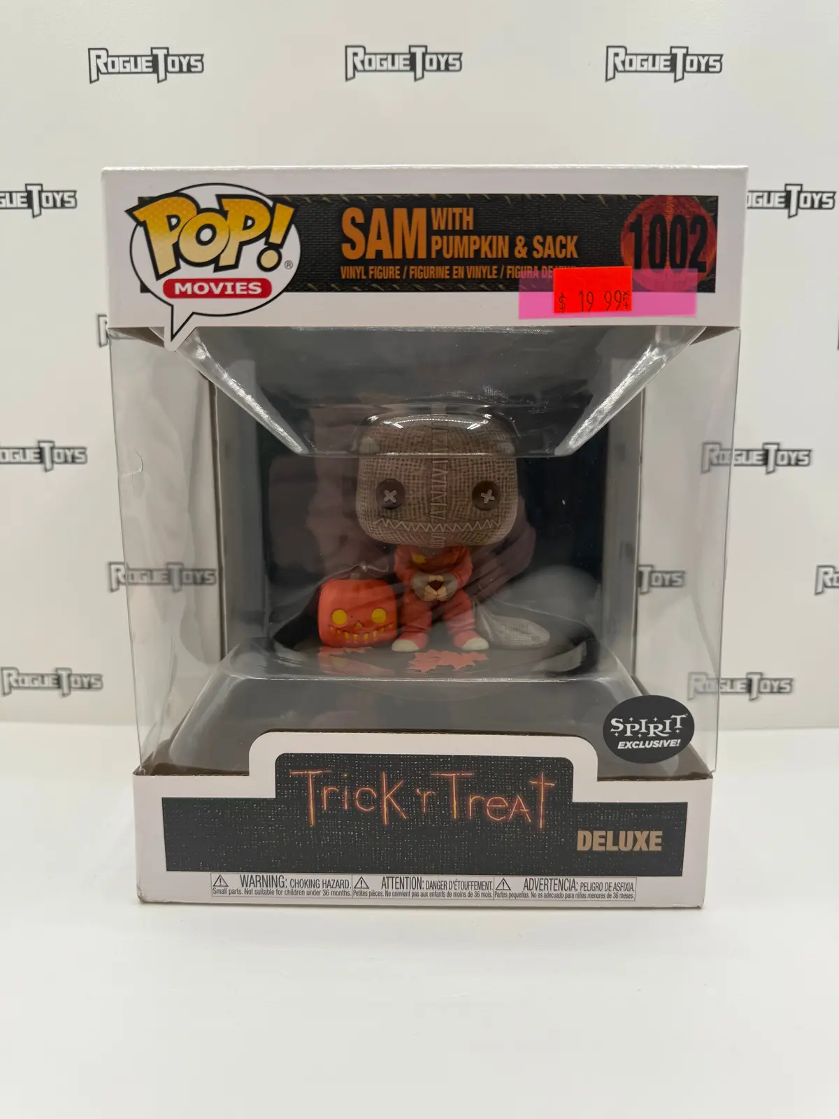 Funko Pop! Movies Trick ‘R Treat Deluxe Sam With Pumpkin & Sack (Spirit Exclusive) 1