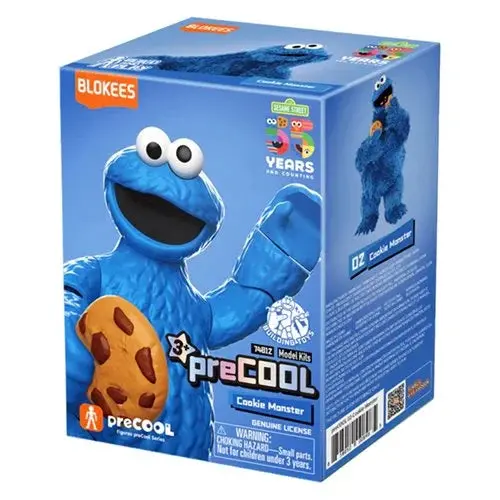 Blokees - Sesame Street: Precool Series 01 - Figure 02 - Cookie Monster Mini Model Kit (74812/00898) Low Stock 1
