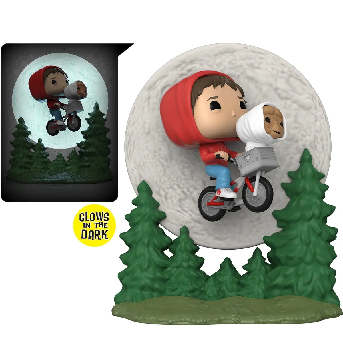 Funko Pop! Moment E.T. The Extraterrestrial 40Th Anniversary Elliot & E.T. Flying Glow-In-The-Dark 50769 1