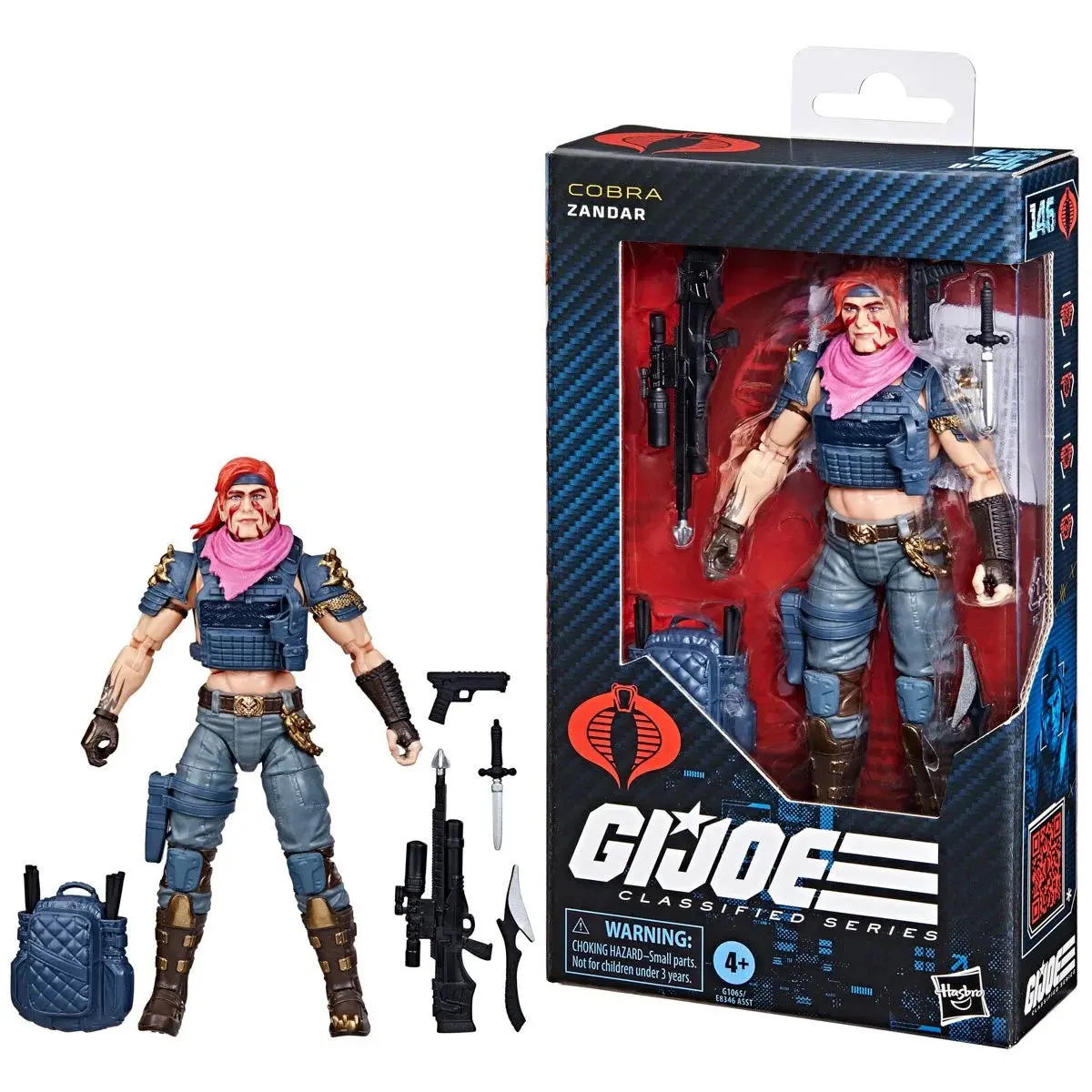 G.I. Joe: Classified Series #146 - Dreadnok Zandar Action Figure (G1065) 1
