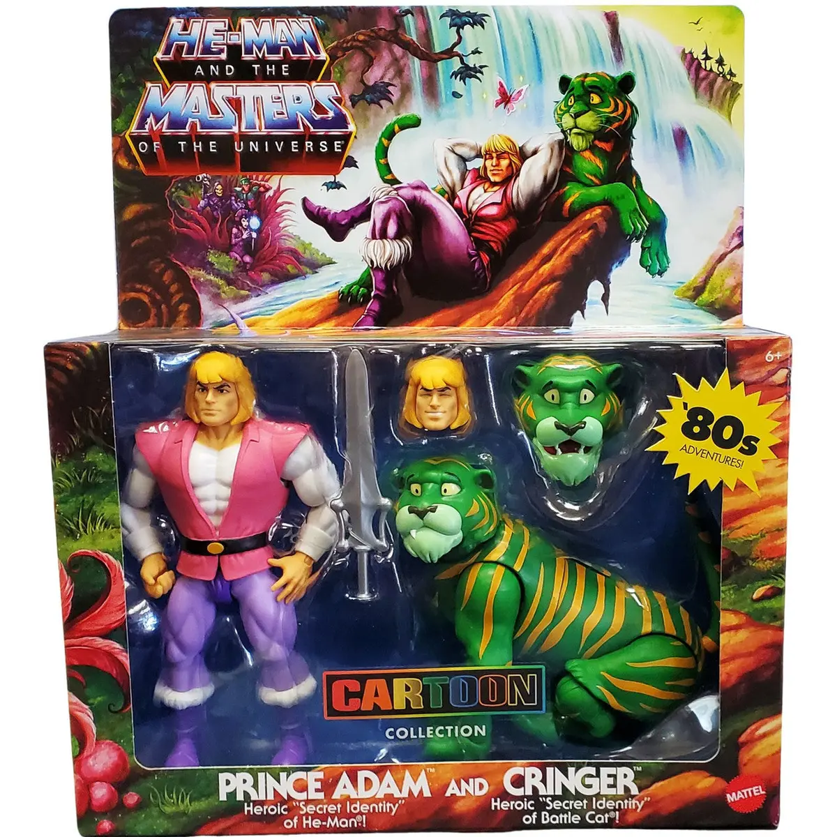 Masters Of The Universe: Origins - Cartoon Collection - Prince Adam & Cringer Figures 2-Pack (Hth30) Low Stock 1