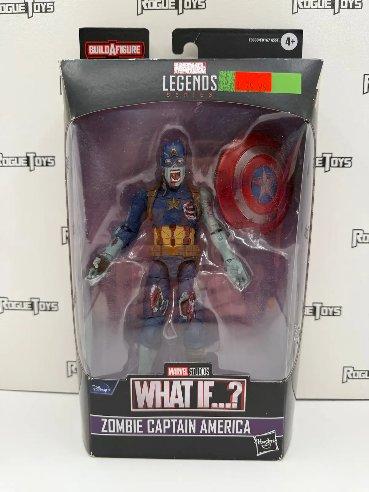 Hasbro Marvel Legends Marvel’S The Watcher Baf Series What If…? Zombie Captain America 1