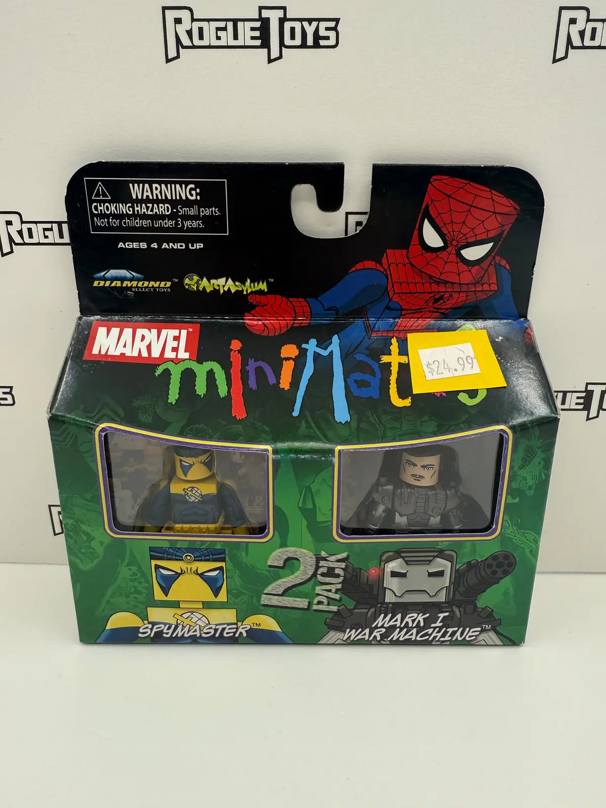 Diamond Select Toys Marvel Minimates 2-Pack Spymaster & Mark I War Machine 1
